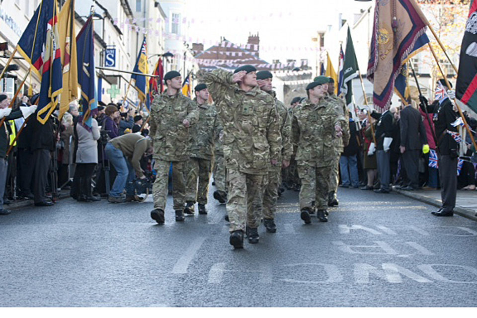 1 RIFLES receives Freedom of Chepstow and Afghanistan medals