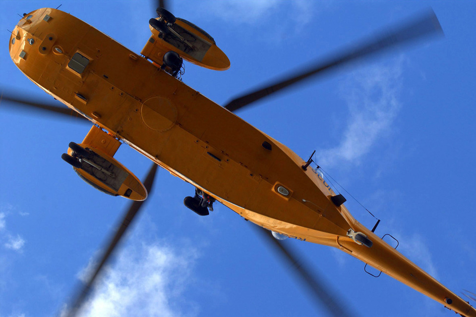 RAF rescues stranded family