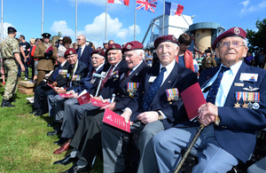 D-Day veterans at the 70th anniversary commemorations in France (library image) [Picture: Corporal Andy Reddy RLC, Crown copyright]