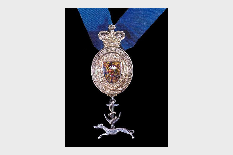 Admiralty Messenger's Badge 1824/5