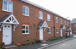 New build social housing in Warwick.