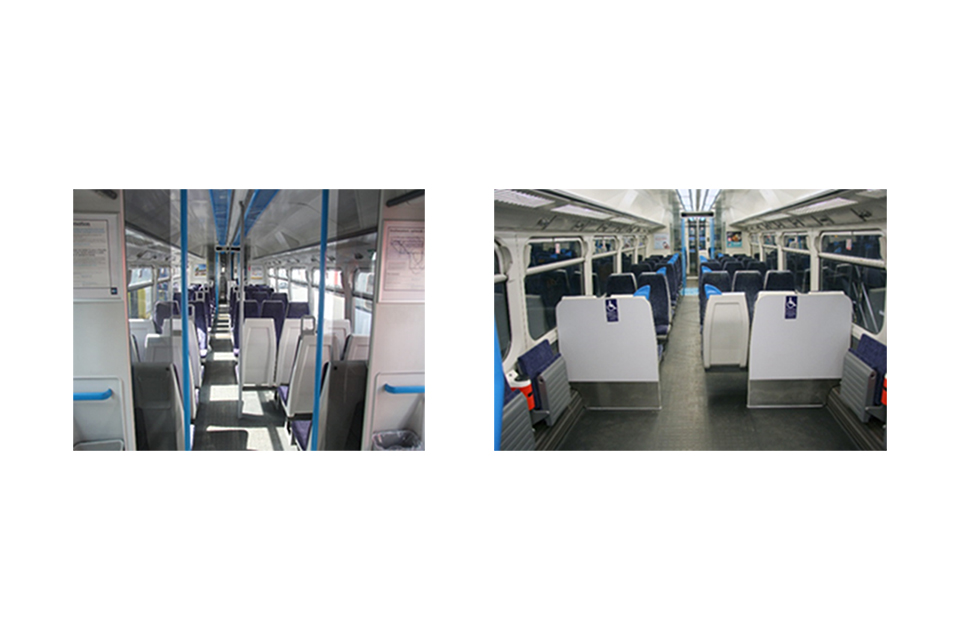 Image 5: Before and after example of refurbished accessible wheelchair seating facilities