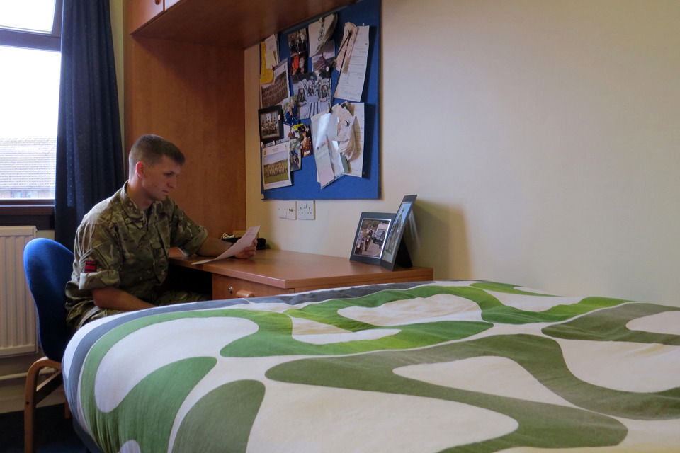 Kinloss soldiers enjoy upgraded accommodation