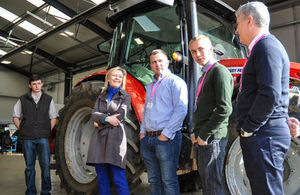 Elizabeth Truss meets apprentices at Easton and Otley College