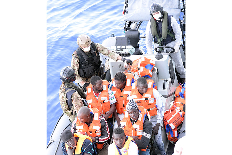 HMS Richmond rescue. 