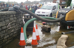 Lymington flood