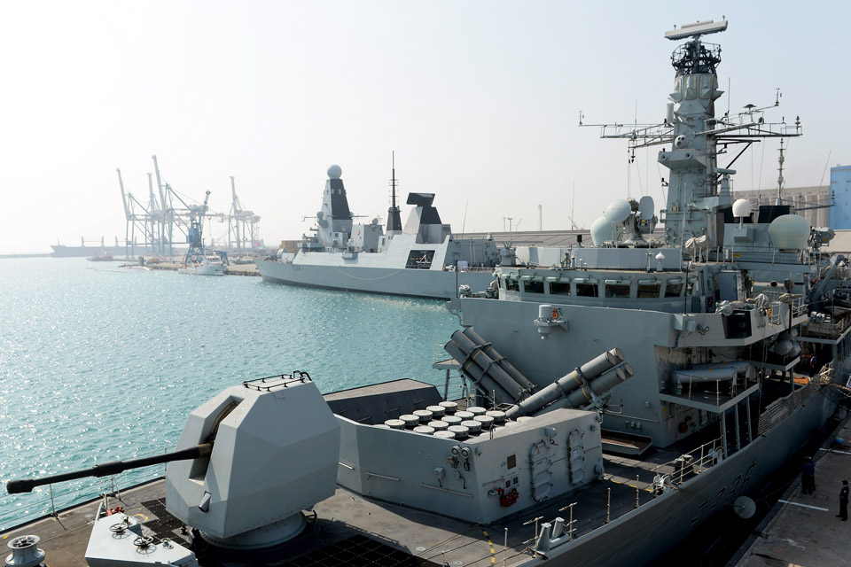 HMS Montrose and HMS Diamond