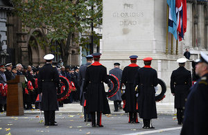 The Cenotaph, Whitehall, London.