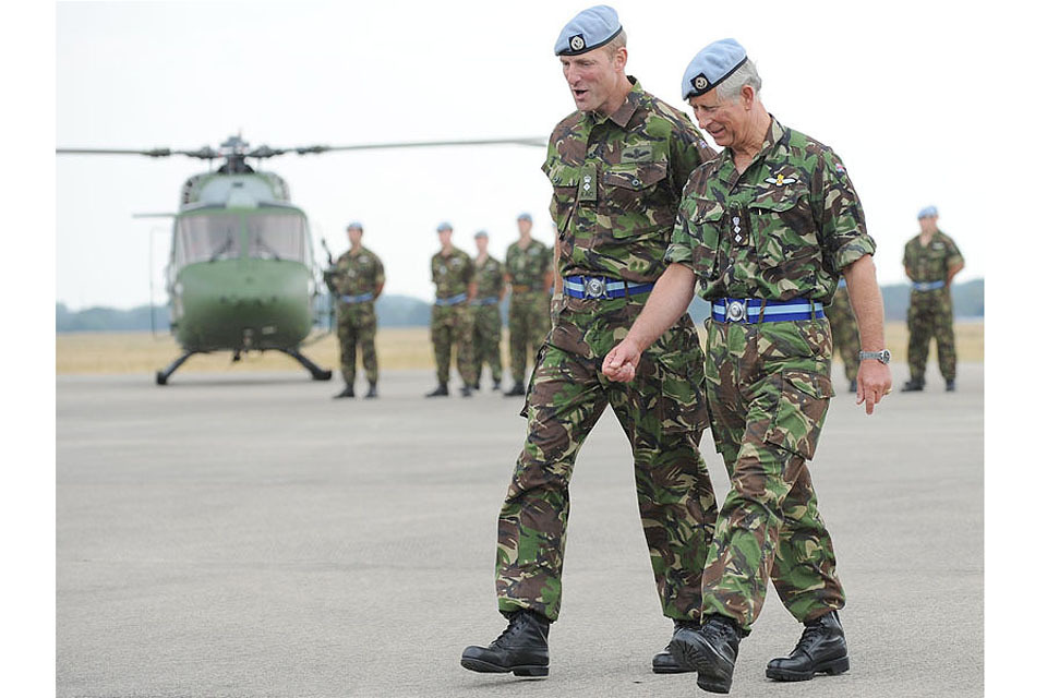 Prince honours Lynx crews for 'keeping the Taliban's heads down'