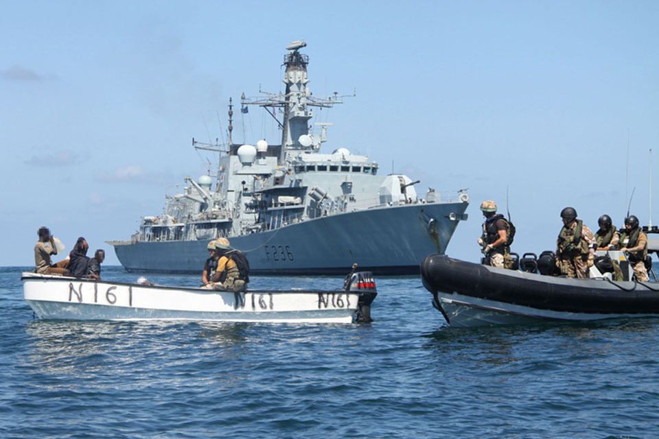 HMS Montrose deters pirate attack