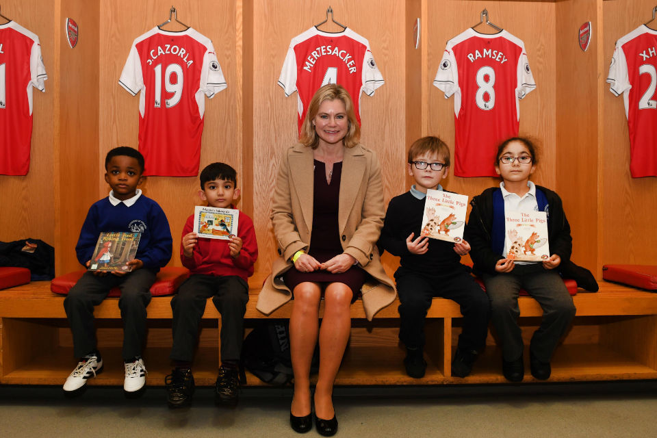 Education Secretary visit to Arsenal football club