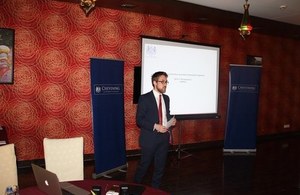 Andrew Cuff, Press Attaché’ and Deputy Head of Communications at Chevening South Asia Journalism Program (SAJP) Fellowship pre-departure briefing organised by the British High Commission.