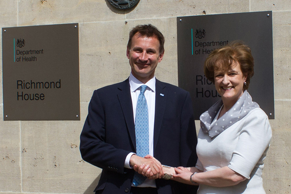 Health Secretary Jeremy Hunt on his reappointment