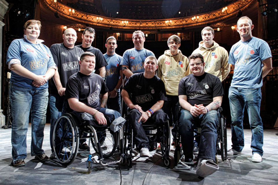 Troops take to the West End stage