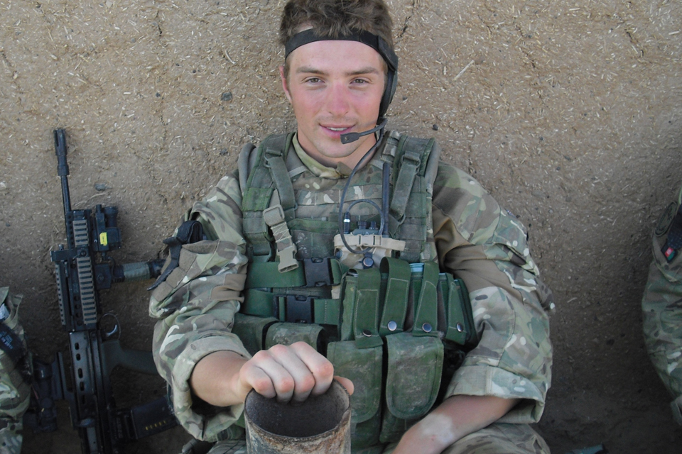 Marine Mark Williams in Afghanistan