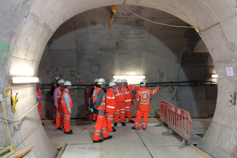 Transport Secretary tours £700 million Victoria tube station upgrade