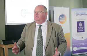 Eric Pickles at the Jubilee Hour launch