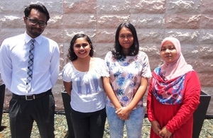 Maldives Chevening Scholars who will be going to UK for 2015/2016 academic year