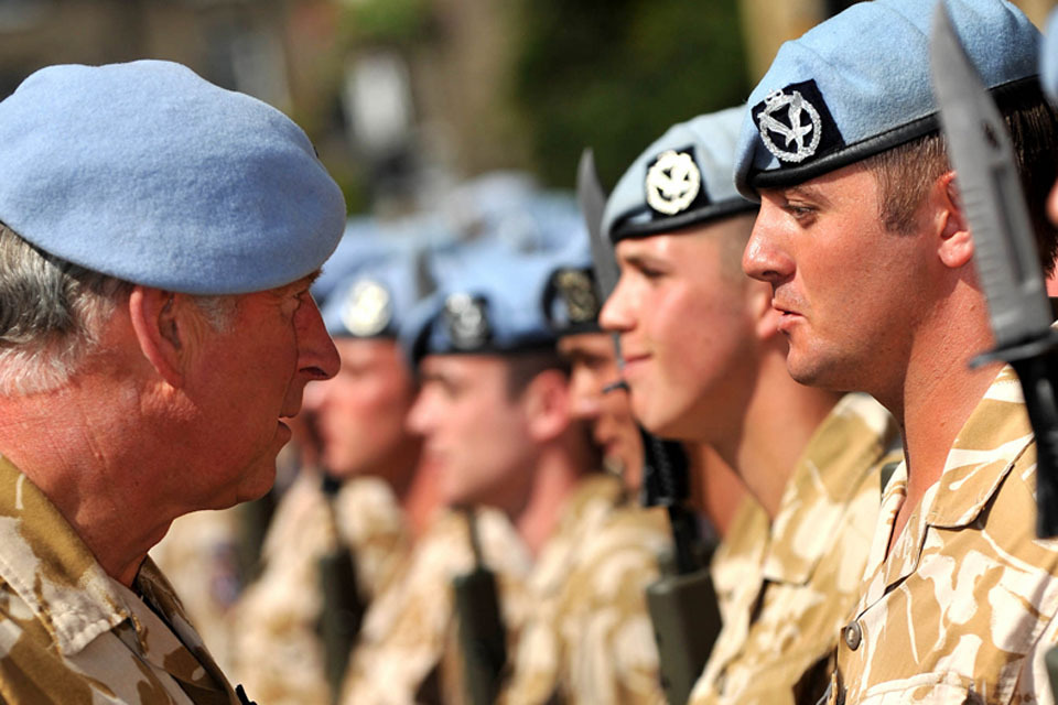 Prince Charles honours Army helicopter pilots