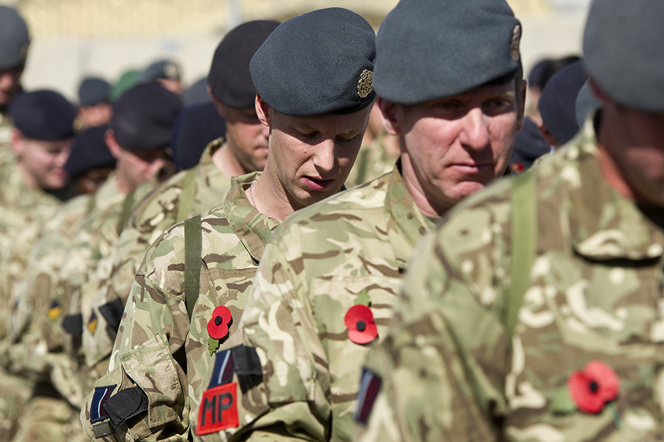 Service personnel at Kandahar Air Base