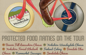 Protected Food Names on Tour De France route