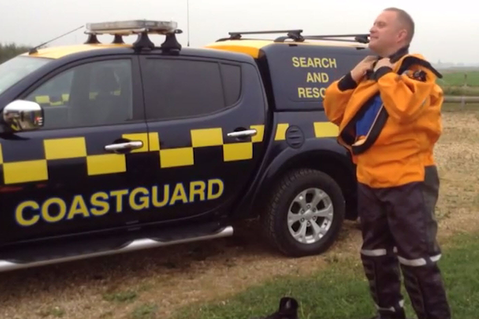 Minister sees coastguard life savers in action