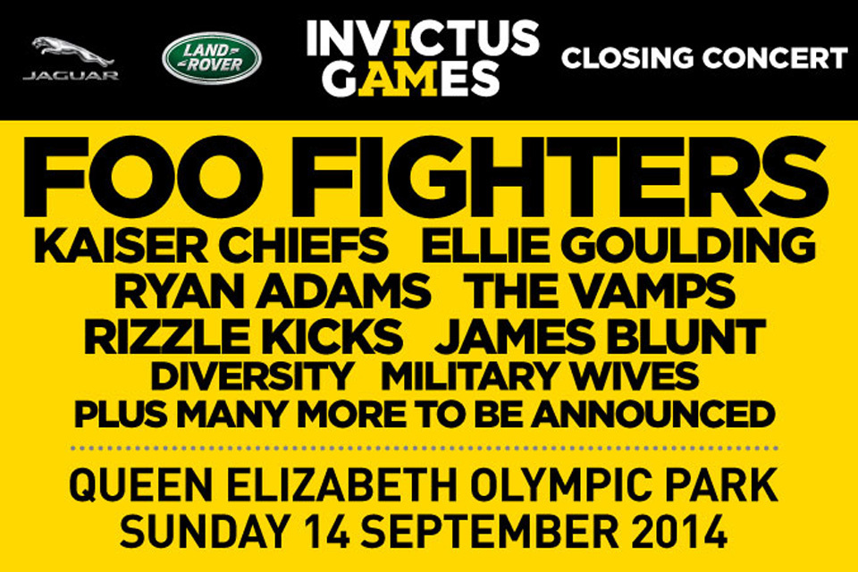 World class line up to close Invictus Games