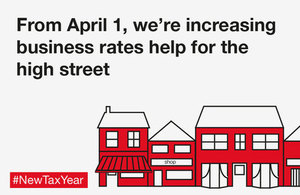 From April 1, we’re increasing business rates help for the high street