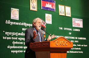 Lord Puttnam, the British Prime Minister’s Trade Envoy to Cambodia