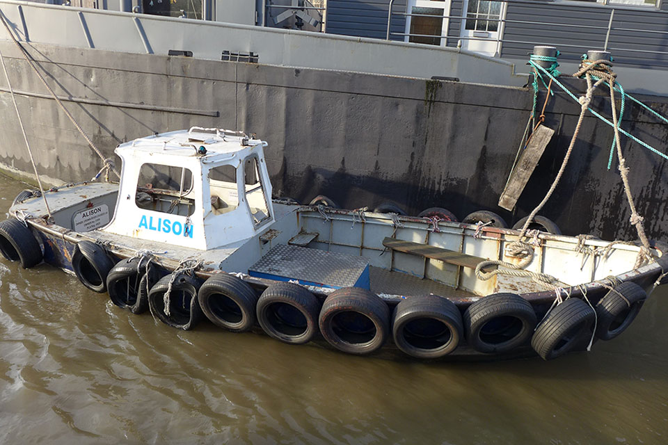 Collision between a passenger vessel and a workboat