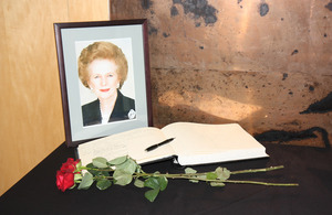 A Book of Condolences Baroness Thatcher