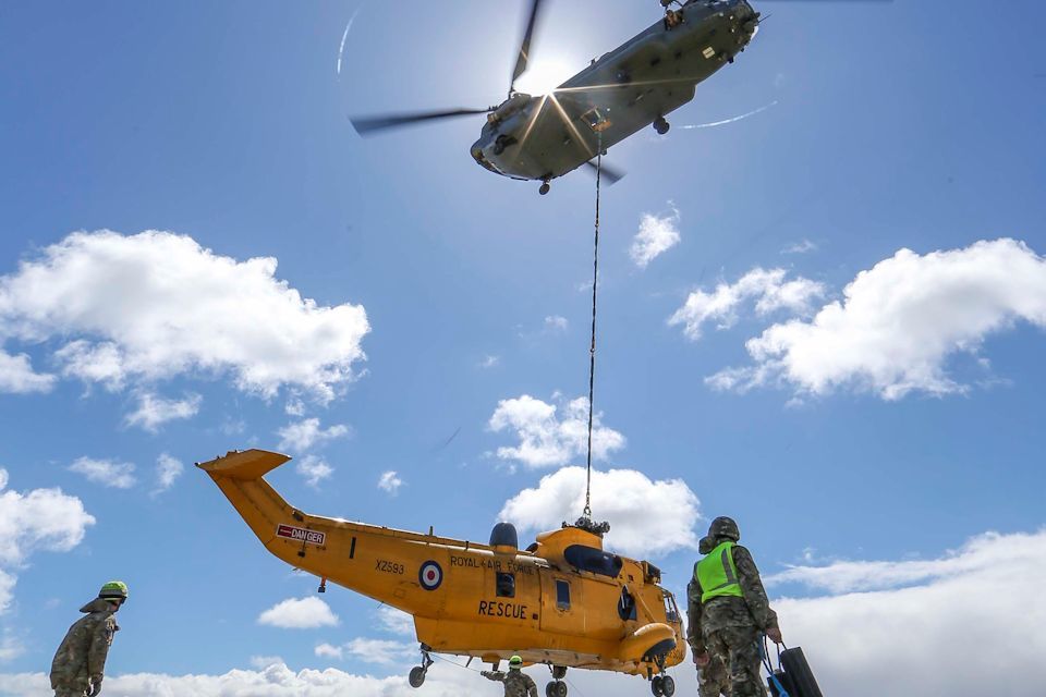 Iconic Sea King  XZ593 gifted to Falkand Islands Museum and National Trust
