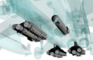 A computer-generated image of Brimstone missiles fitted to a Royal Air Force Tornado GR4 aircraft [Picture: MBDA Missile Systems]