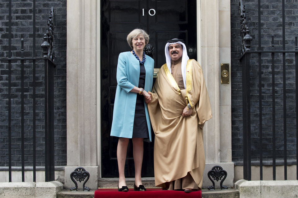 PM meeting with the King of Bahrain: 26 October 2016
