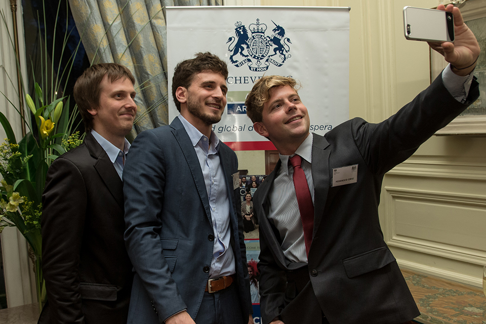 A group of Chevening Scholars