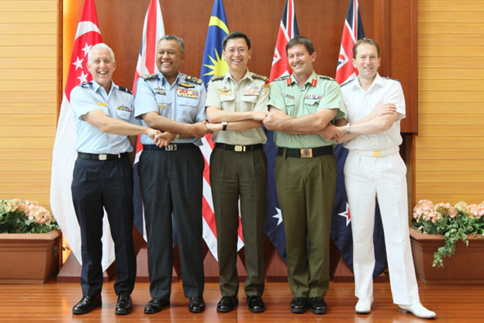 Personnel visit Singapore for international tri Service exercise