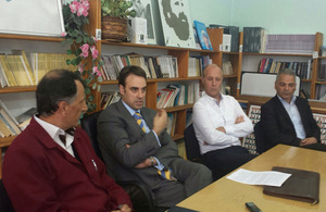 Ambassador O’Connell discussed European values with students at ‘’Skenderbeu’’ Secondary School