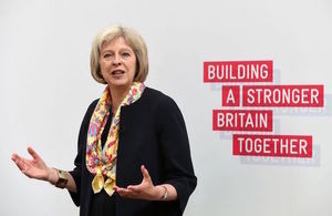 Theresa May at counter-extremism event