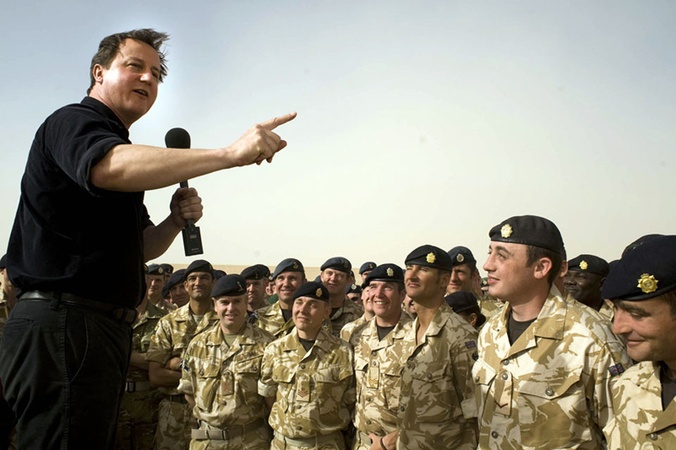 PM   combat troops will withdraw from Afghanistan by 2015