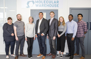 Group picture of Molecular Warehouse staff.