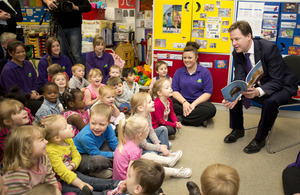 Nick Clegg at Kent nursery