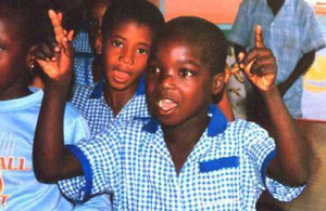 The Gambia: School children. Picture: Government of The Gambia