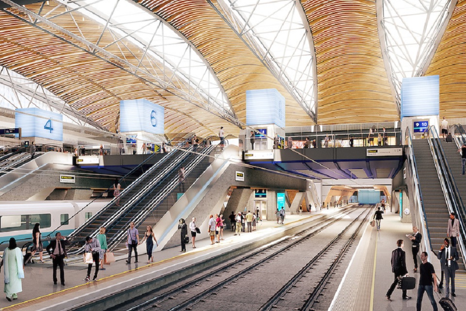 HS2 vision for Euston platform