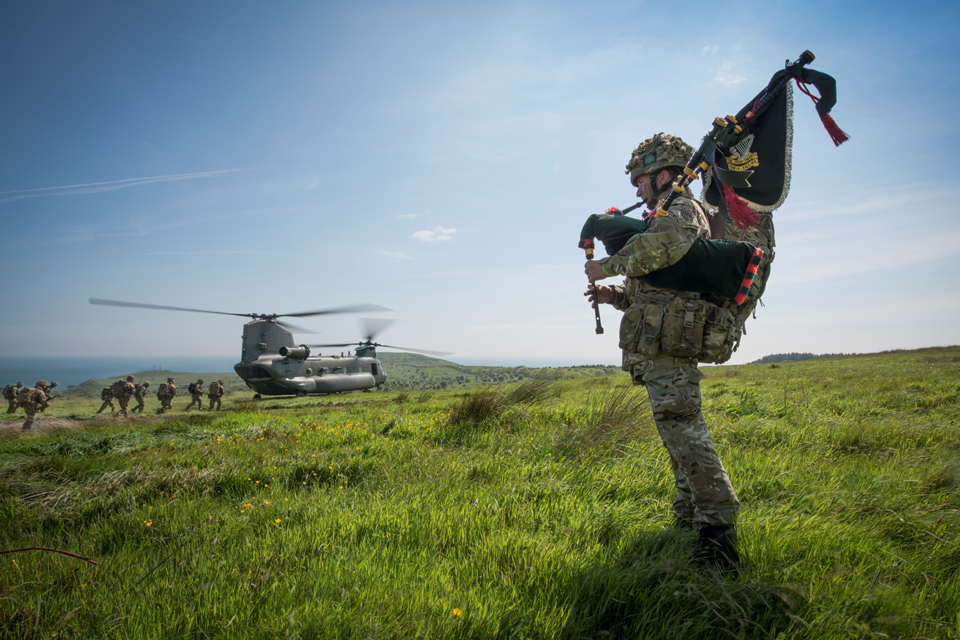 Reservists complete Scottish war games