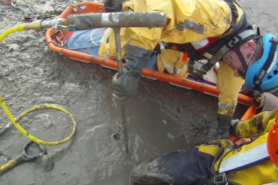 [Withdrawn] Two people and a dog rescued from mud along River Mersey ...