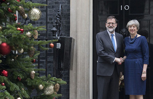 Prime Minister Theresa May and Prime Minister Rajoy