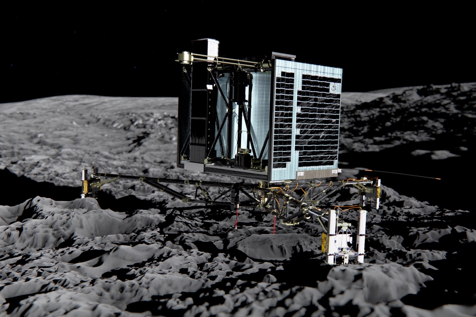 Philae on the comet