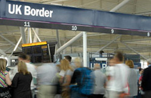 Travellers at border