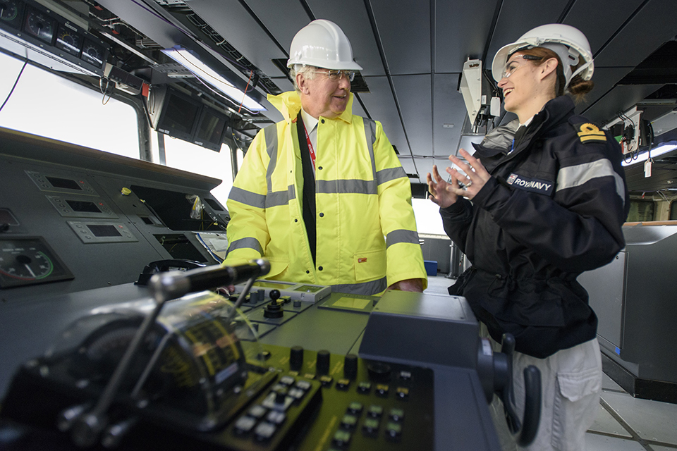 Defence Secretary highlights defence boost to Scottish Jobs