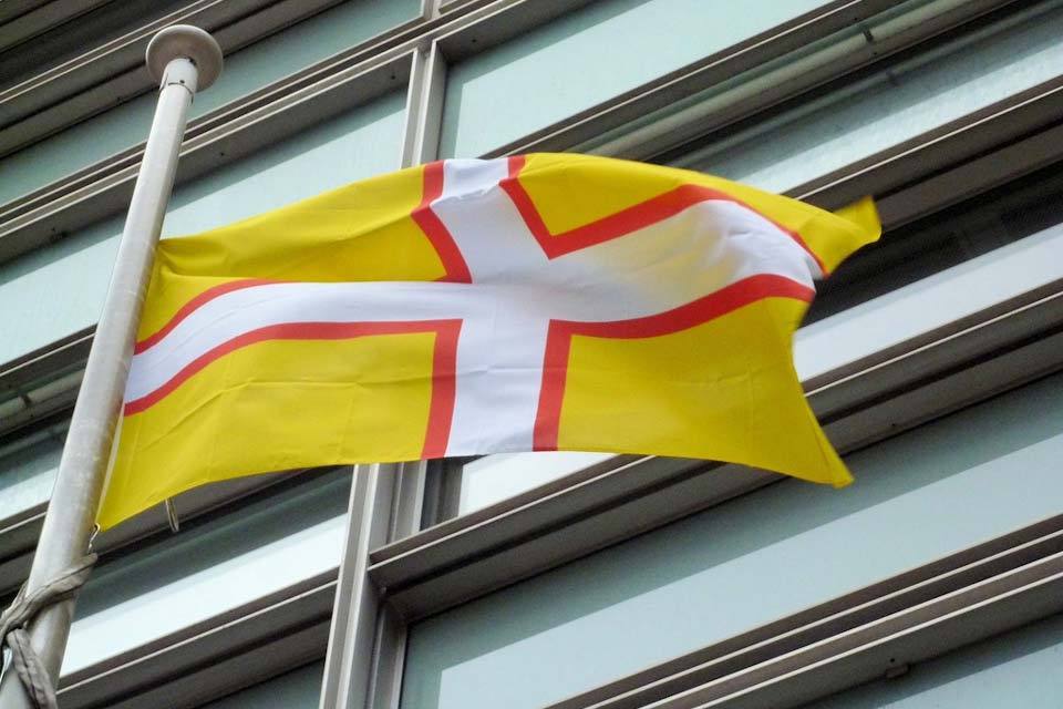Dorset county honoured as flag flies over government
